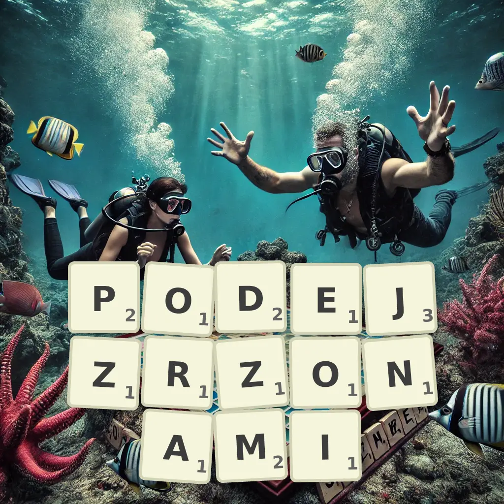 Słowa z liter PODEJŹRZONAMI