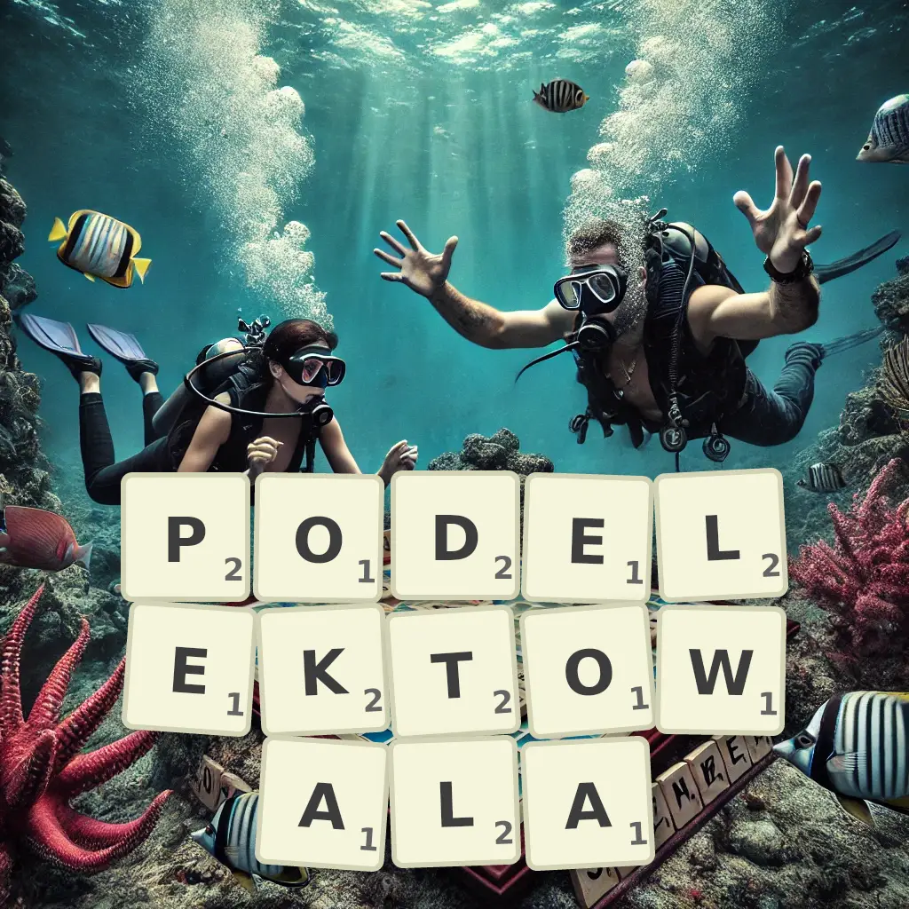Słowa z liter PODELEKTOWAŁA