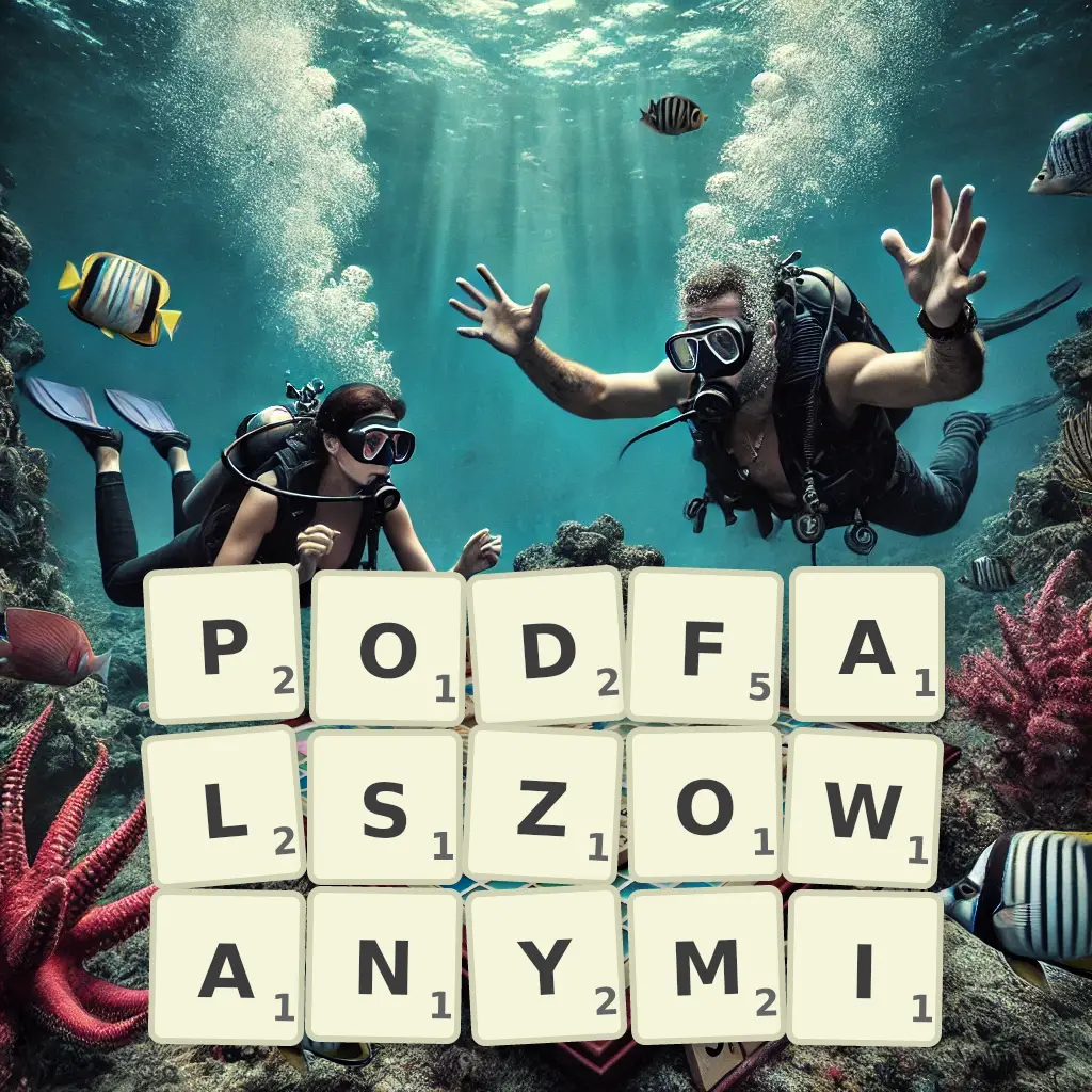 Słowa z liter PODFAŁSZOWANYMI