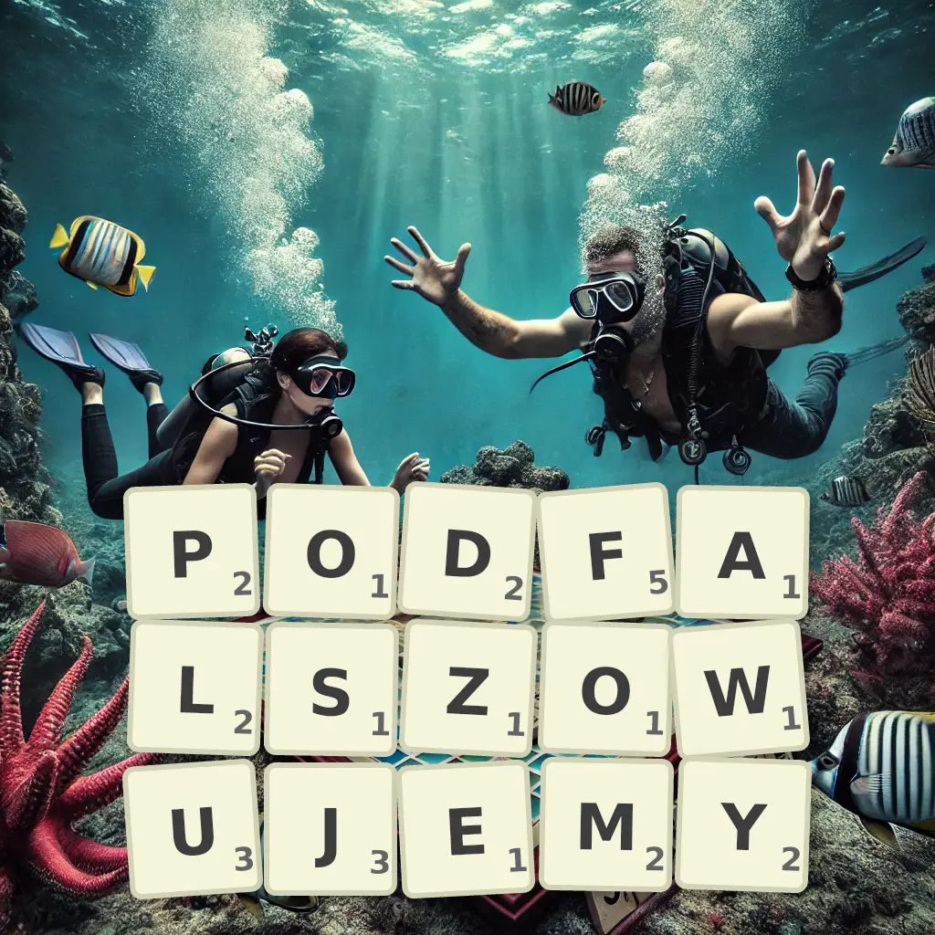 Lista słów z liter PODFAŁSZOWUJEMY Słowa z liter PODFAŁSZOWUJEMY