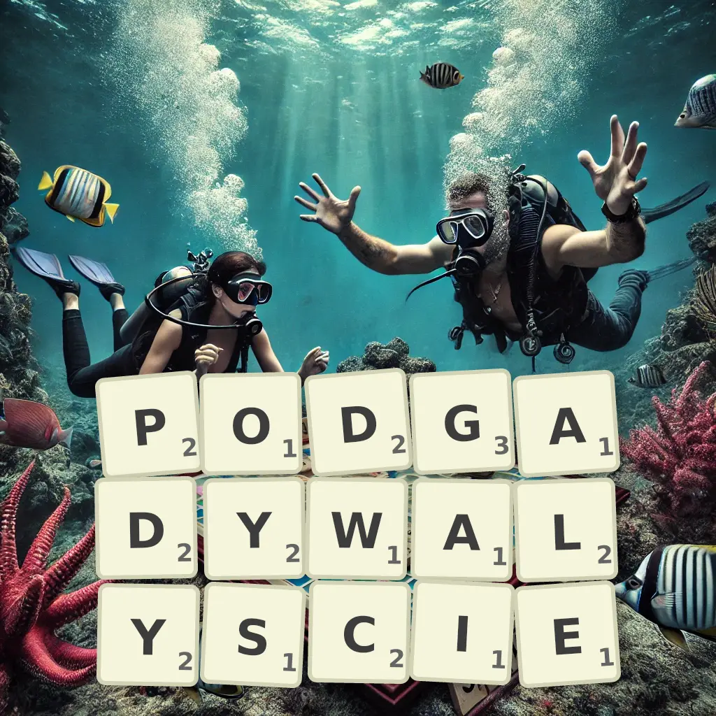 Słowa z liter PODGADYWAŁYŚCIE