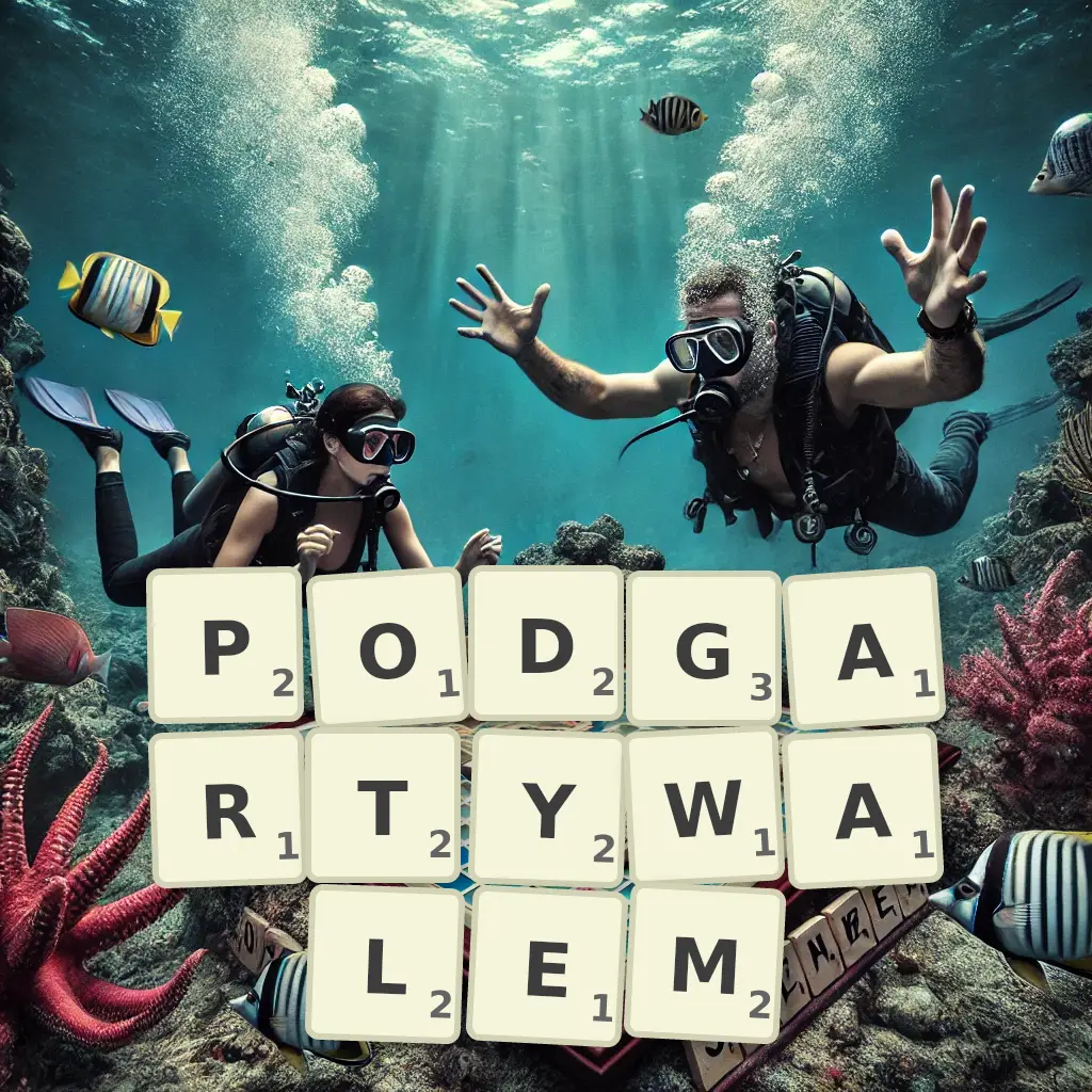 Słowa z liter PODGARTYWAŁEM