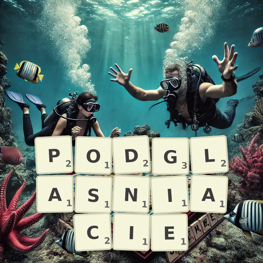Słowa z liter PODGŁAŚNIACIE