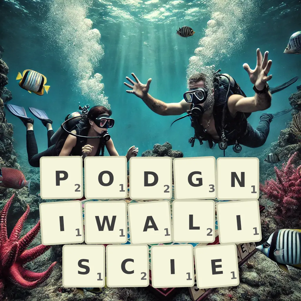 Słowa z liter PODGNIWALIŚCIE