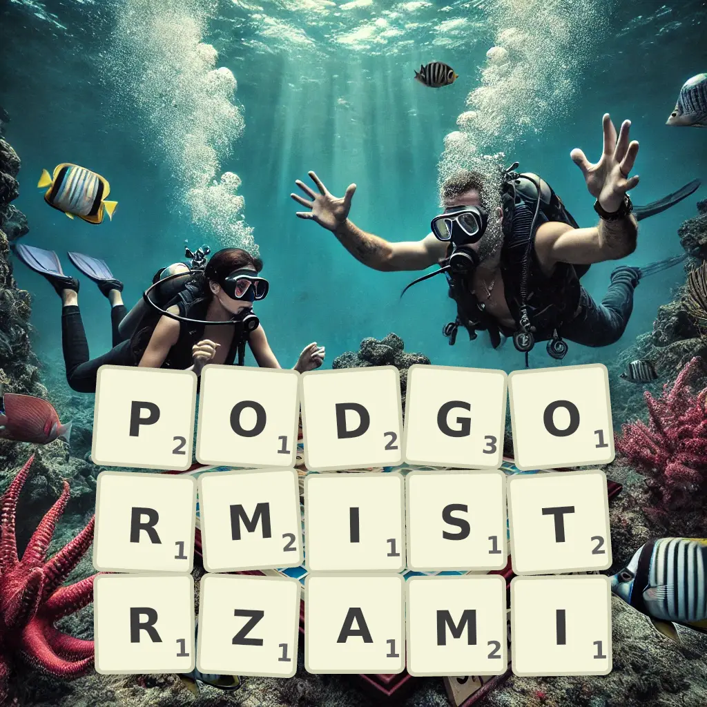 Słowa z liter PODGÓRMISTRZAMI