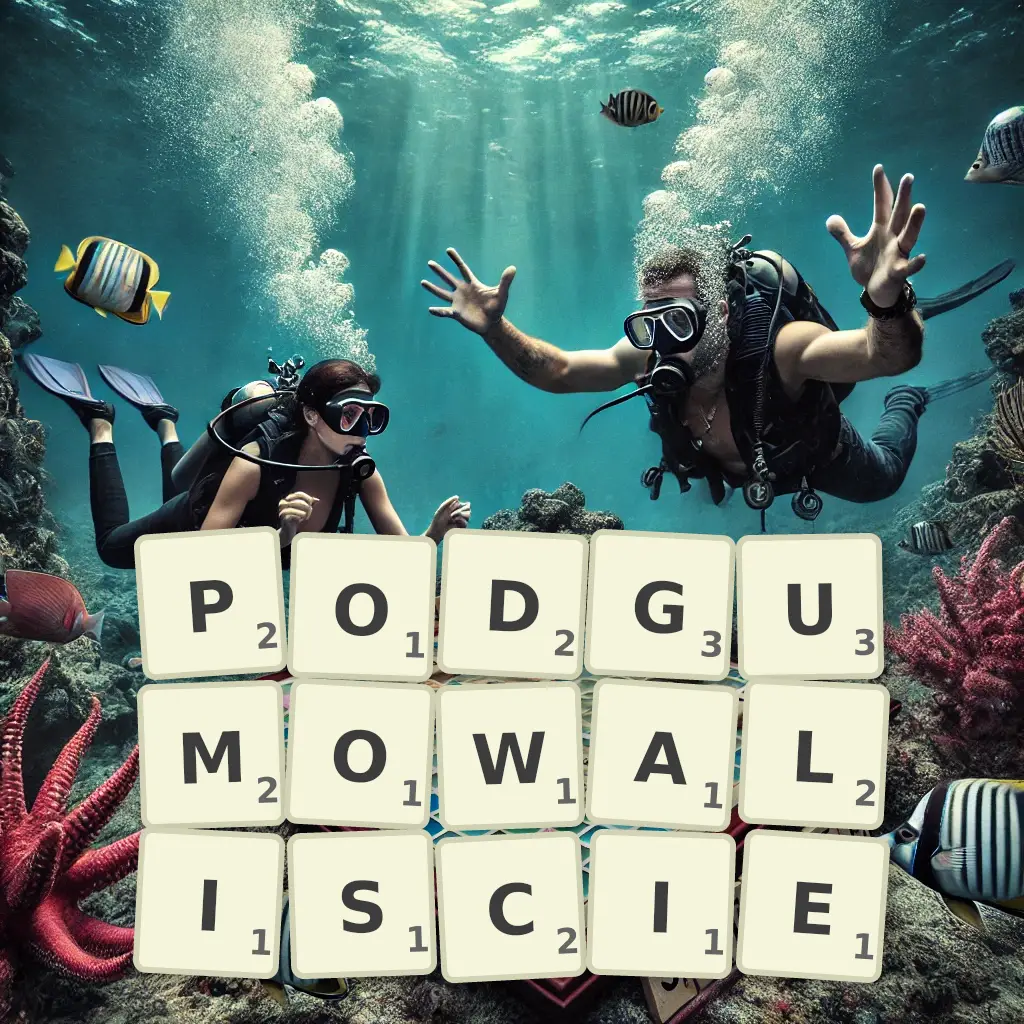 Słowa z liter PODGUMOWALIŚCIE
