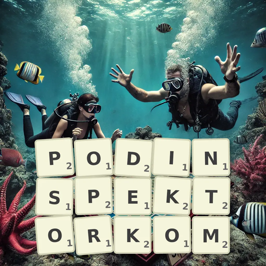 Słowa z liter PODINSPEKTORKOM