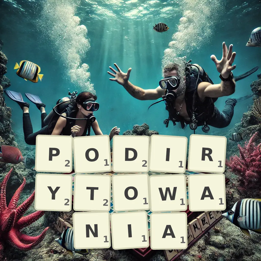 Słowa z liter PODIRYTOWANIA