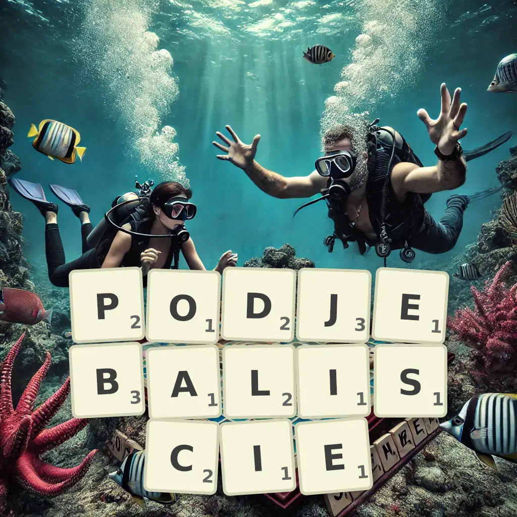 Słowa z liter PODJEBALIŚCIE