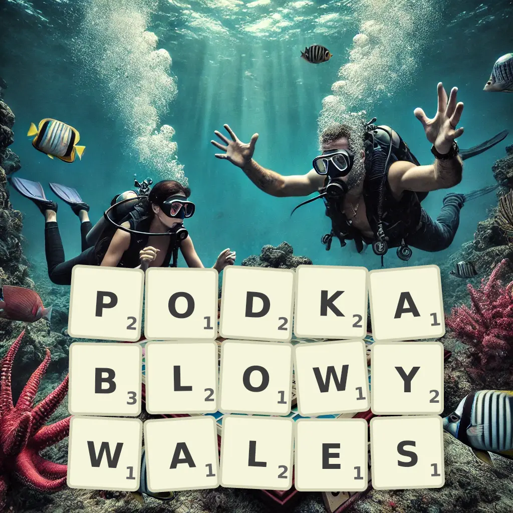 Słowa z liter PODKABLOWYWAŁEŚ