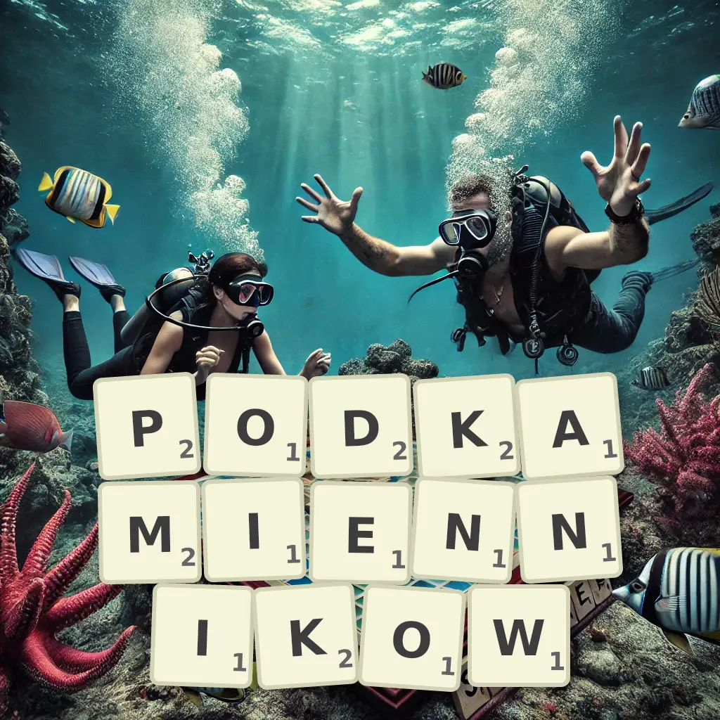 Słowa z liter PODKAMIENNIKÓW