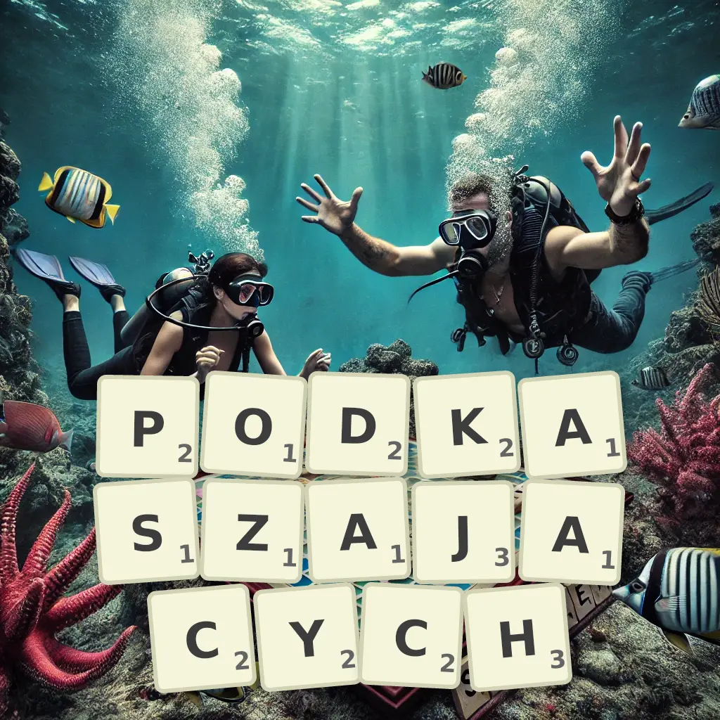 Słowa z liter PODKASZAJĄCYCH