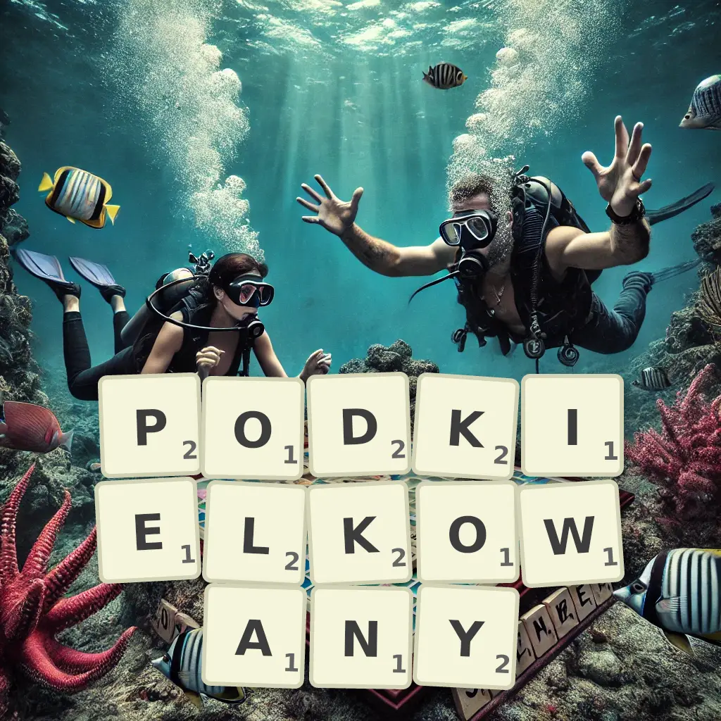 Słowa z liter PODKIEŁKOWANY