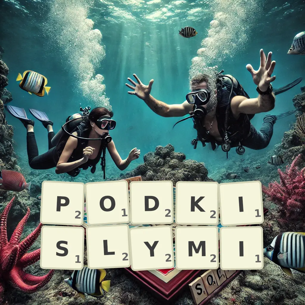 Słowa z liter PODKISŁYMI