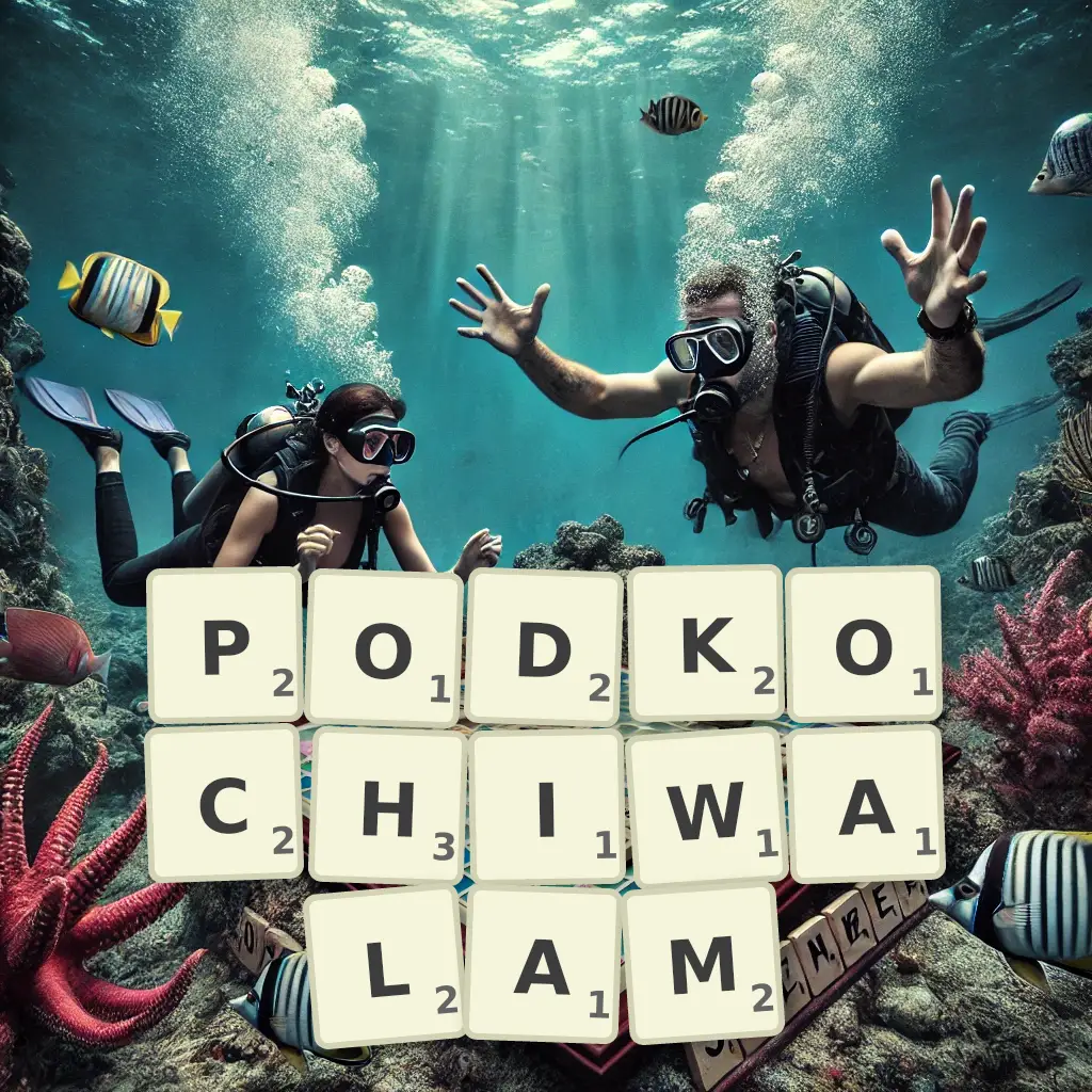 Słowa z liter PODKOCHIWAŁAM