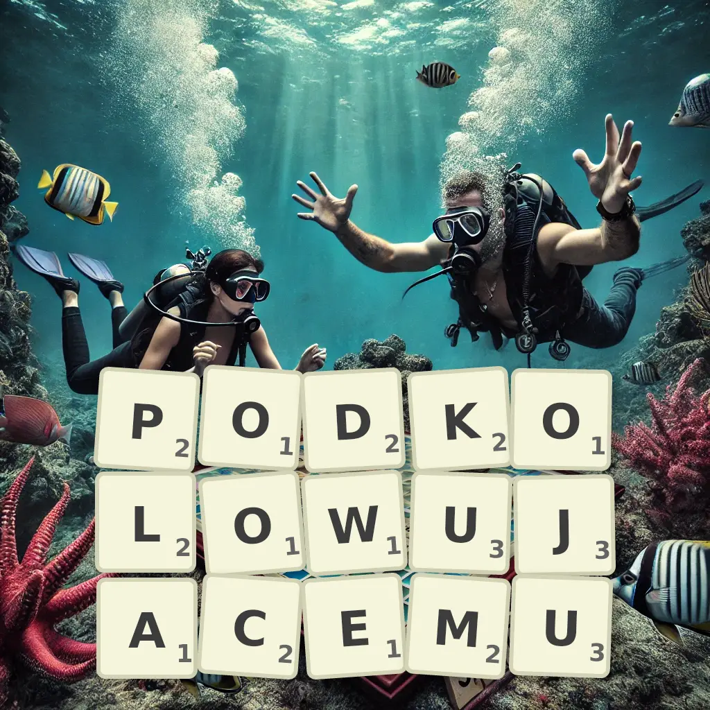 Słowa z liter PODKOŁOWUJĄCEMU