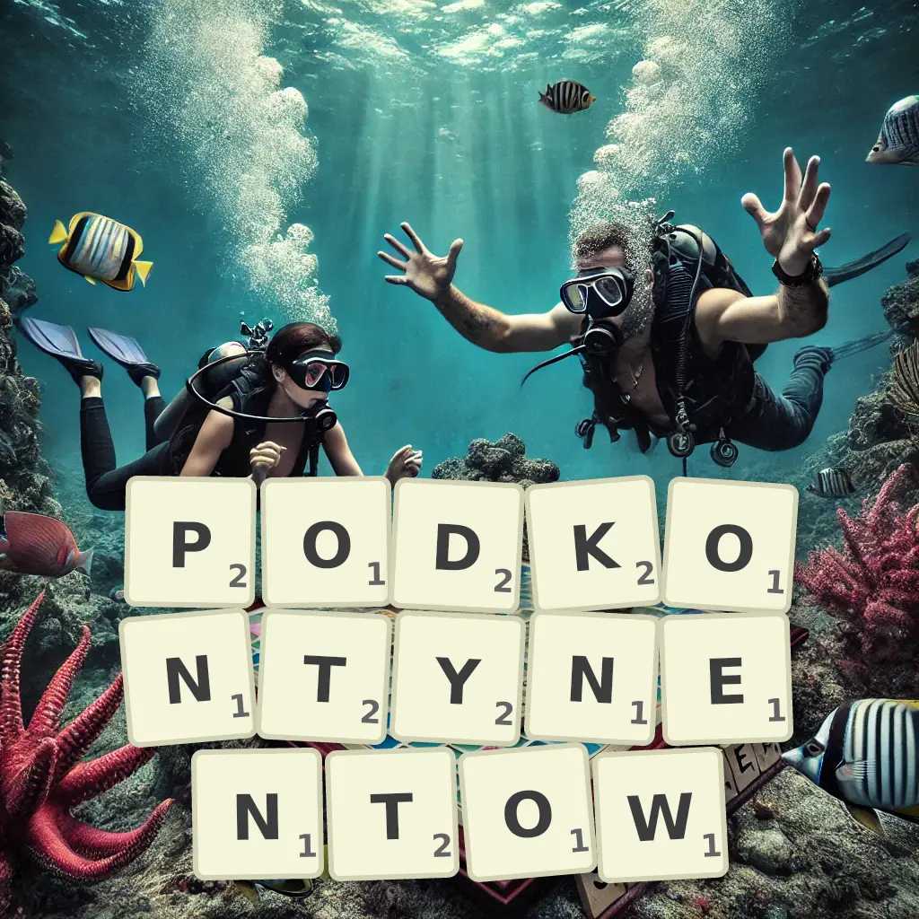Słowa z liter PODKONTYNENTÓW
