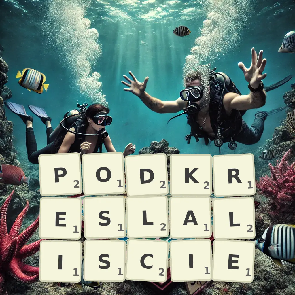 Słowa z liter PODKREŚLALIŚCIE