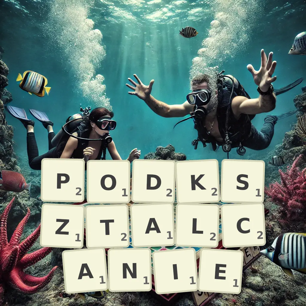 Słowa z liter PODKSZTAŁCANIE