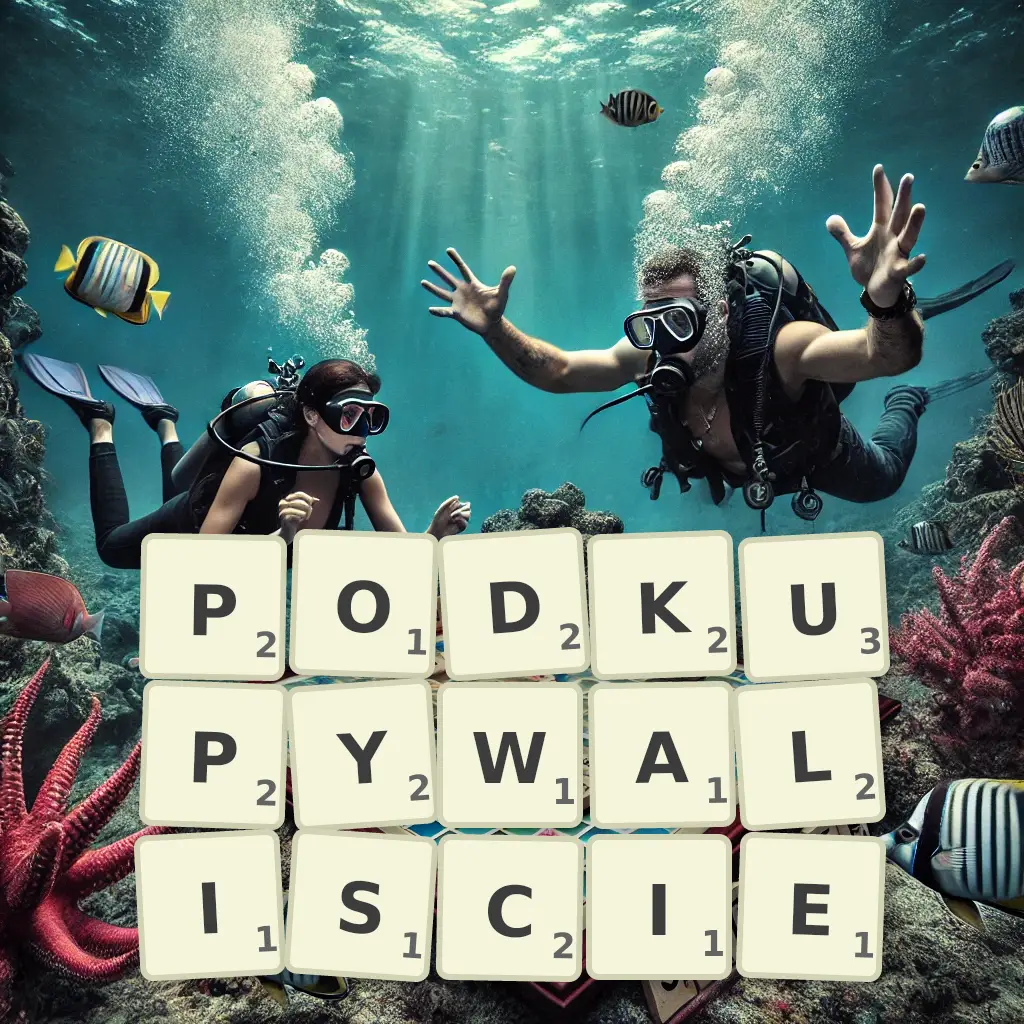 Słowa z liter PODKUPYWALIŚCIE