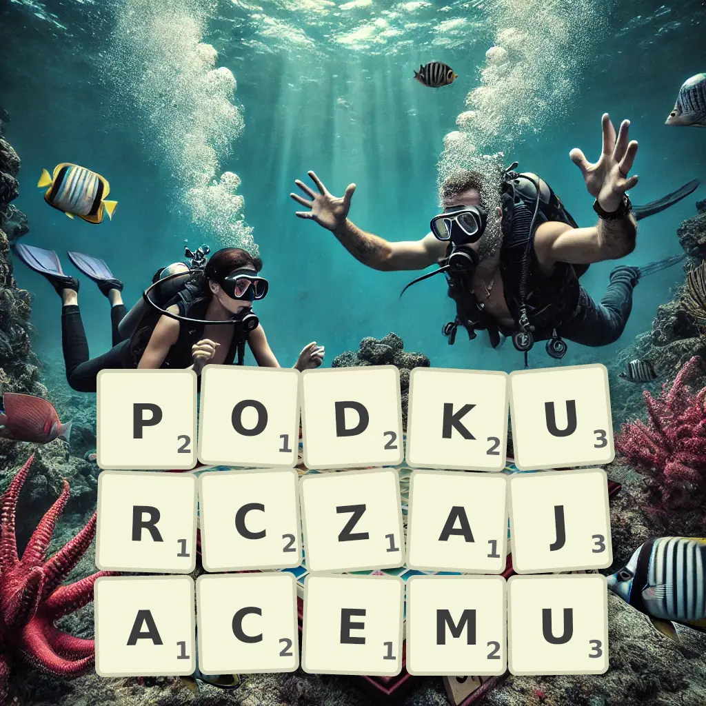 Słowa z liter PODKURCZAJĄCEMU