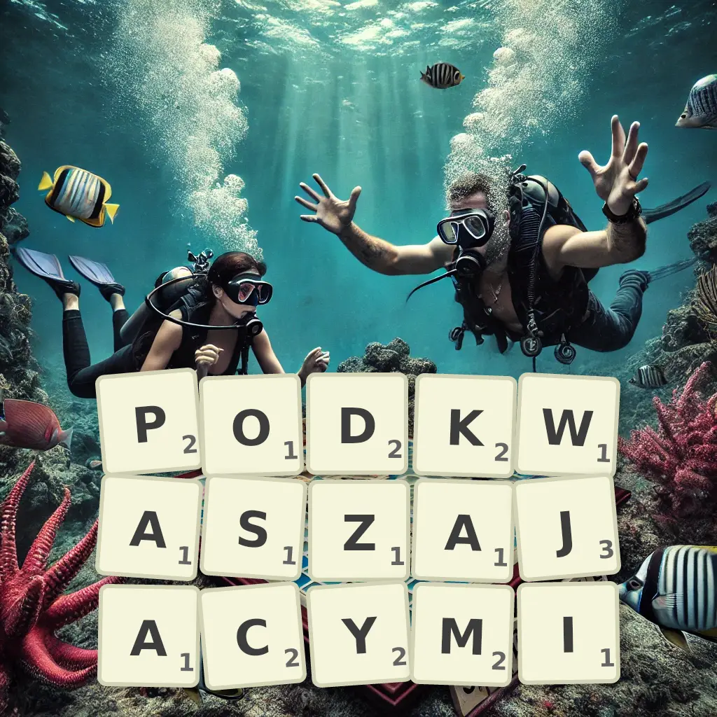 Słowa z liter PODKWASZAJĄCYMI