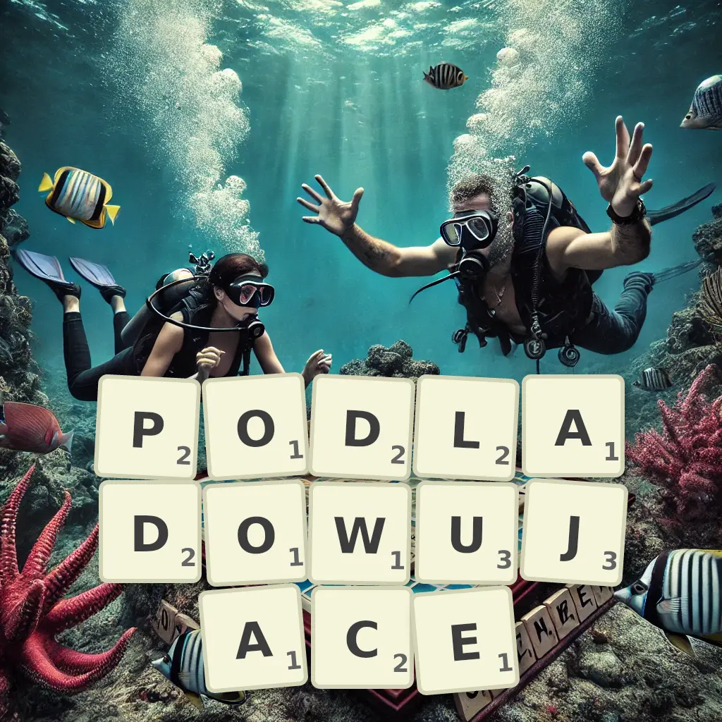 Słowa z liter PODŁADOWUJĄCE