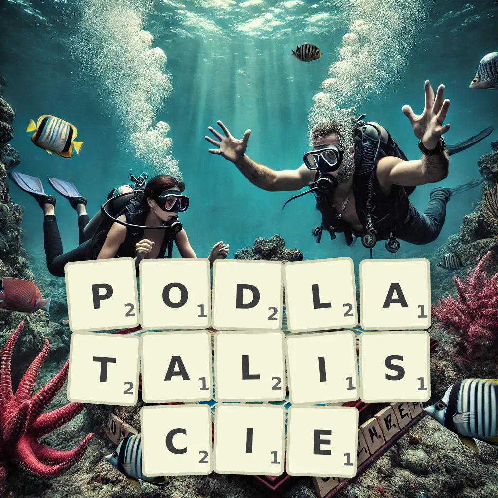 Słowa z liter PODLATALIŚCIE