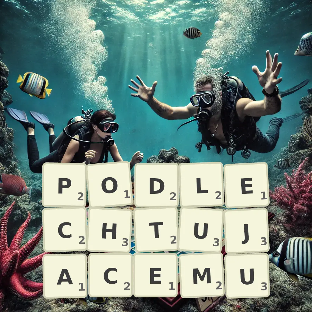 Słowa z liter PODŁECHTUJĄCEMU