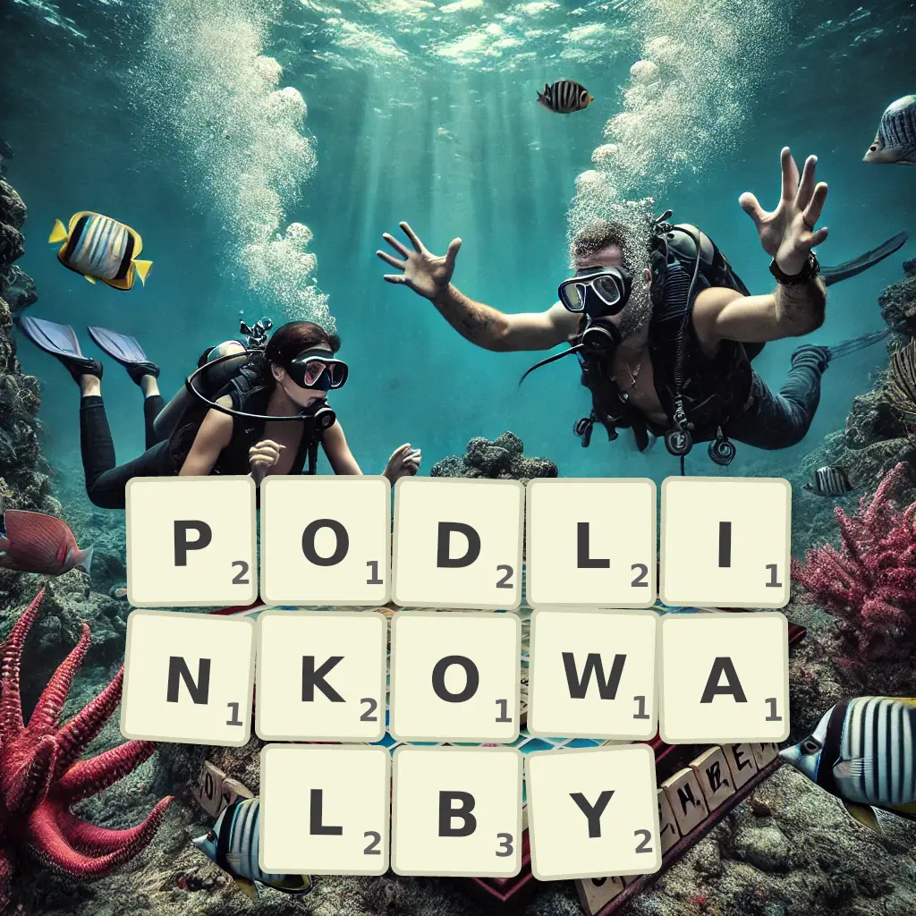 Słowa z liter PODLINKOWAŁBY