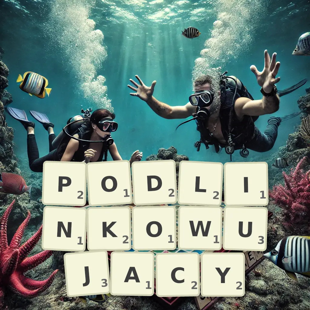 Słowa z liter PODLINKOWUJĄCY