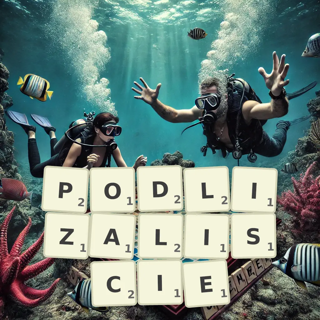 Słowa z liter PODLIZALIŚCIE