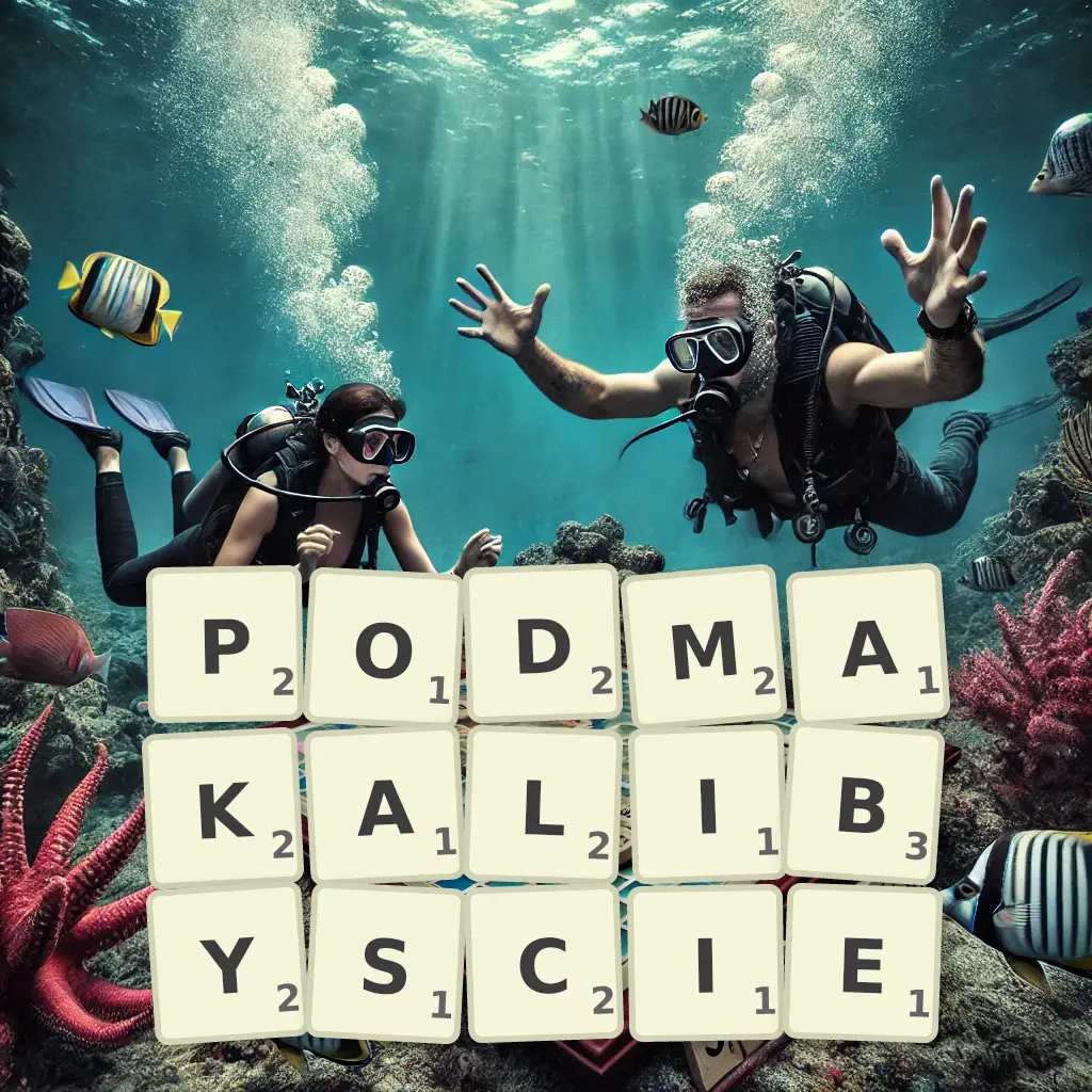 Słowa z liter PODMAKALIBYŚCIE