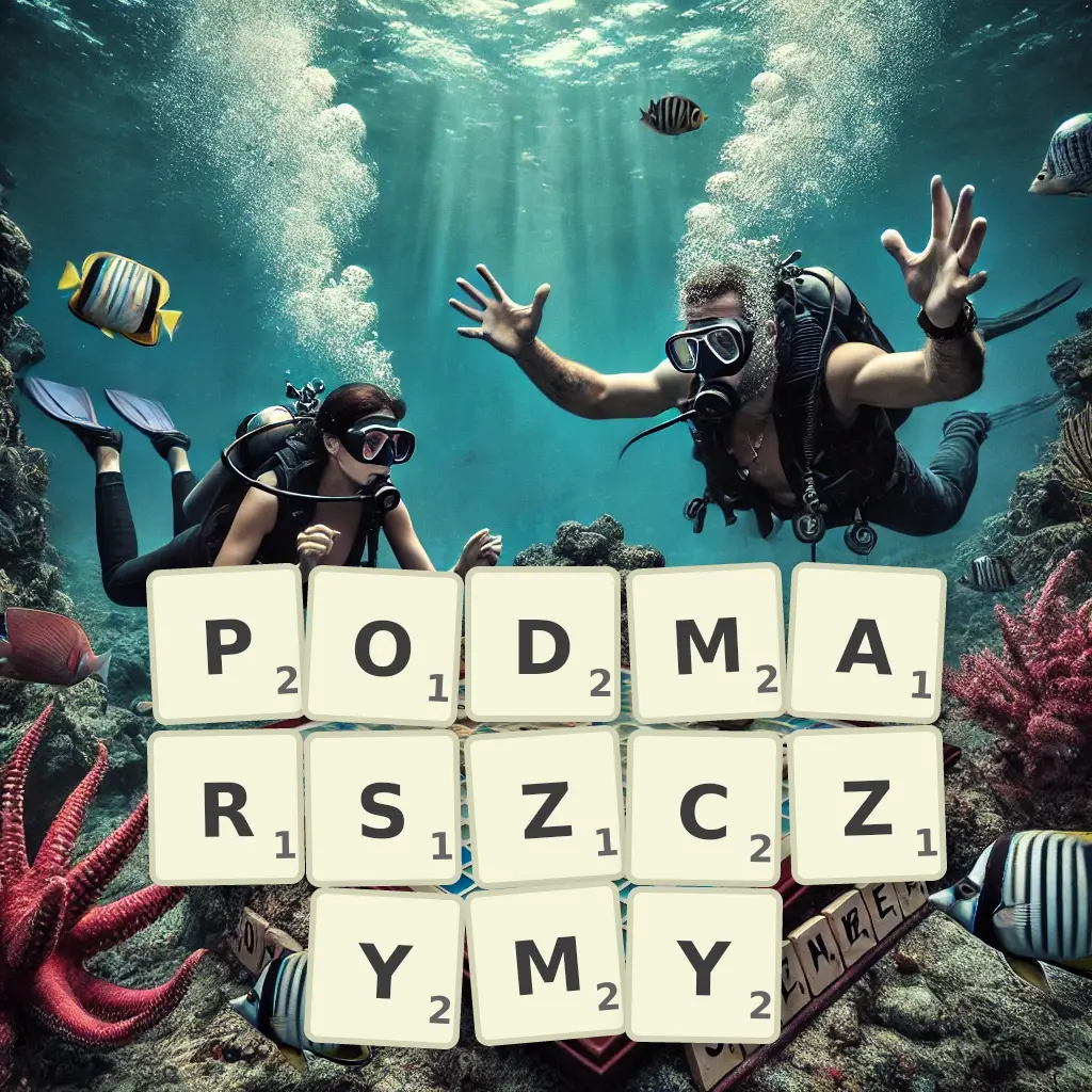 Słowa z liter PODMARSZCZYMY
