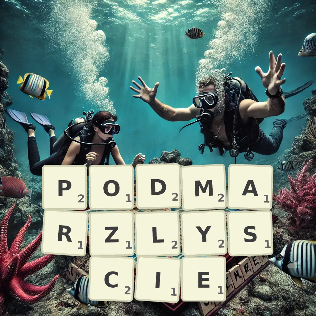 Słowa z liter PODMARZŁYŚCIE