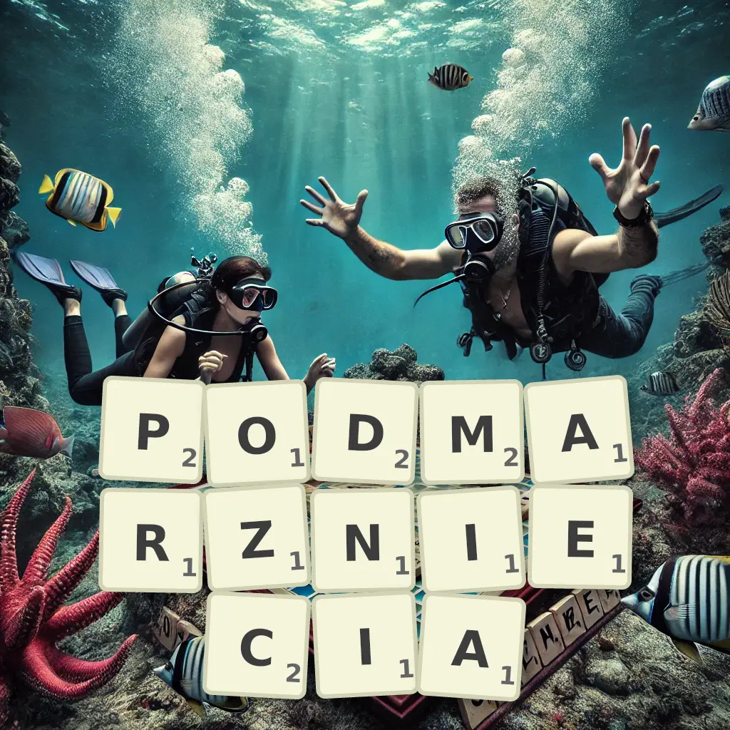Słowa z liter PODMARZNIĘCIA
