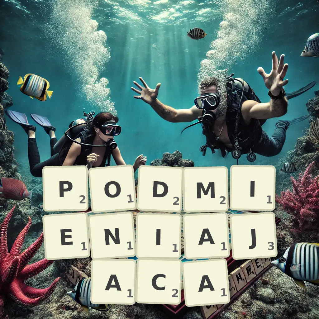 Słowa z liter PODMIENIAJĄCĄ