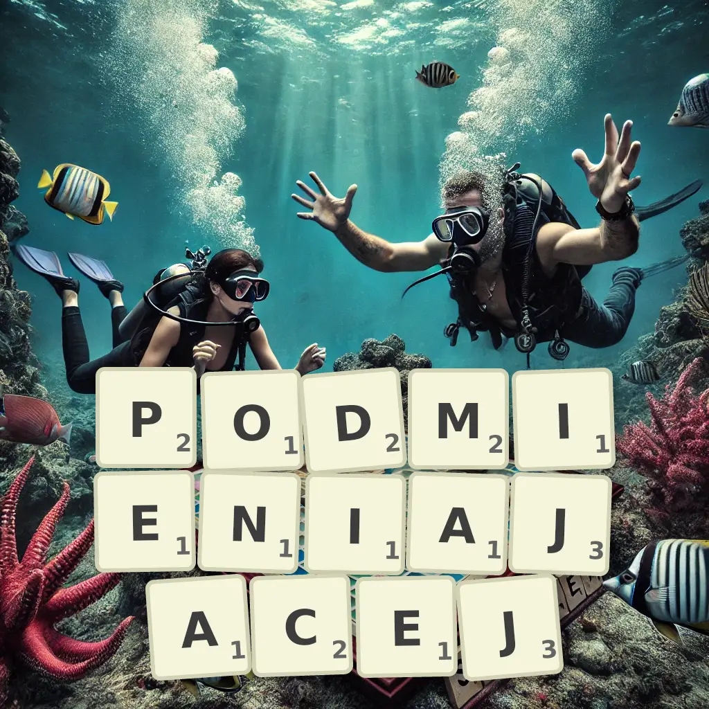 Słowa z liter PODMIENIAJĄCEJ