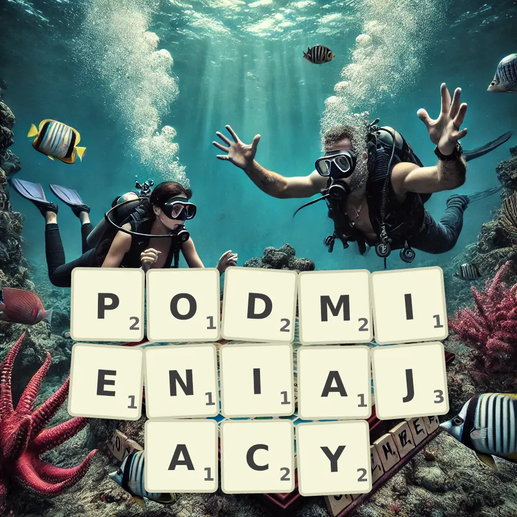 Słowa z liter PODMIENIAJĄCY
