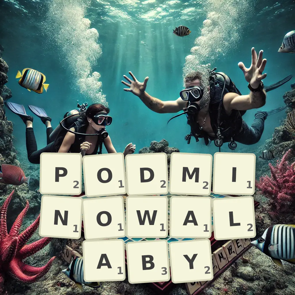 Słowa z liter PODMINOWAŁABY