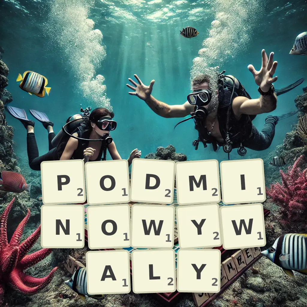Słowa z liter PODMINOWYWAŁY