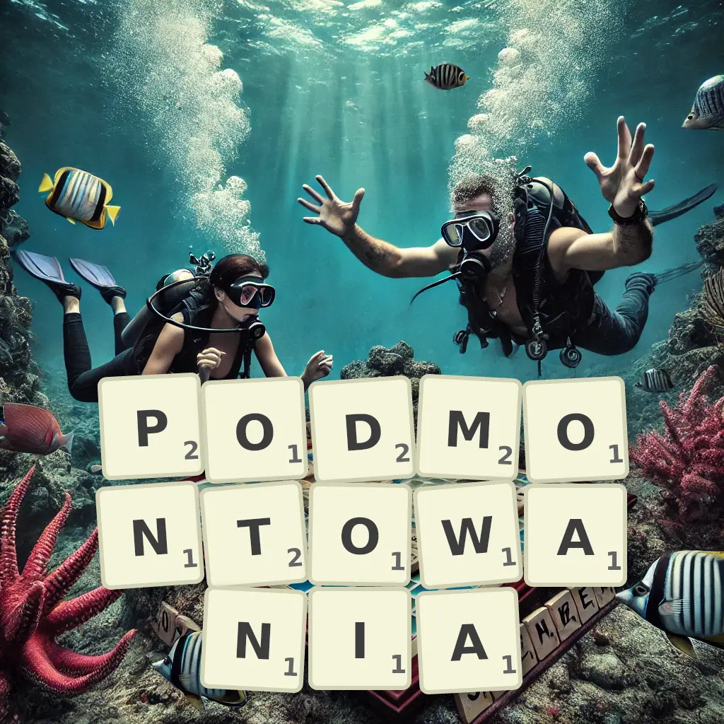 Słowa z liter PODMONTOWANIA