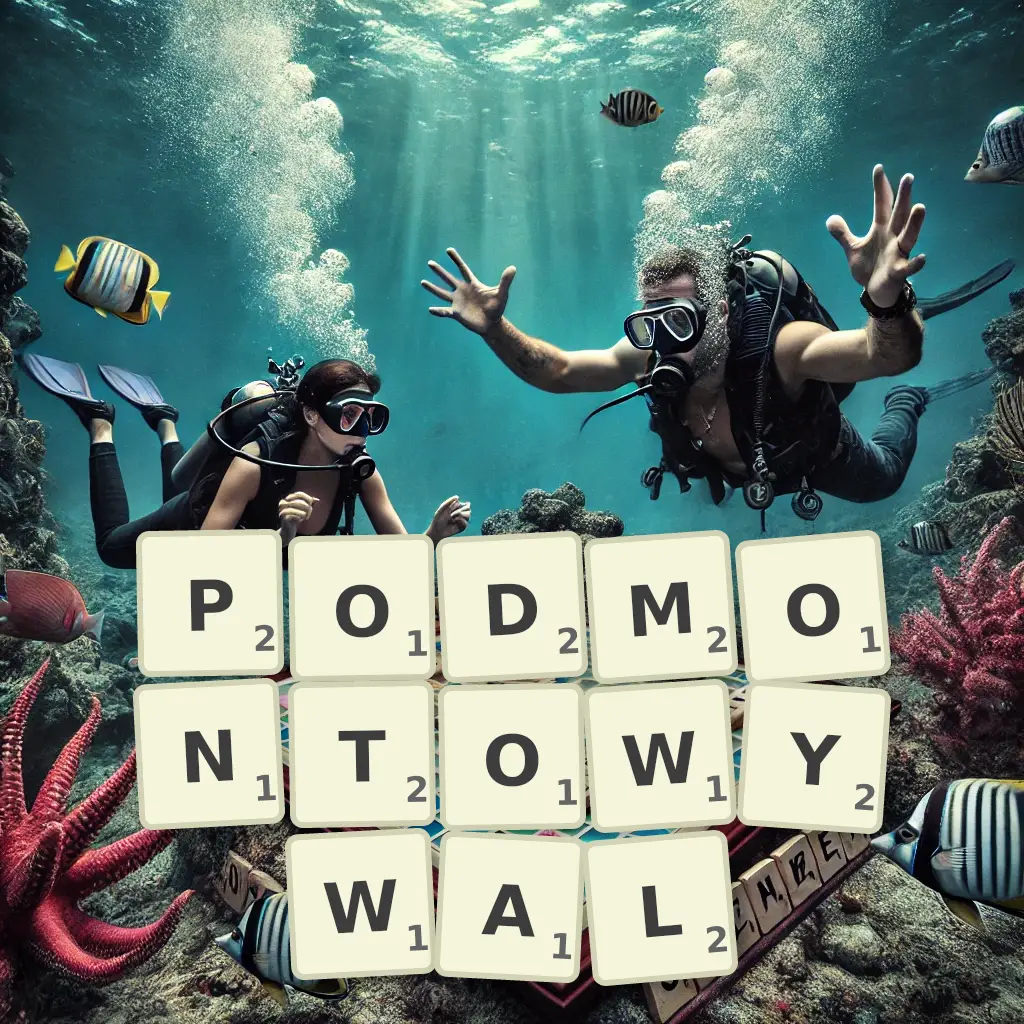 Słowa z liter PODMONTOWYWAŁ