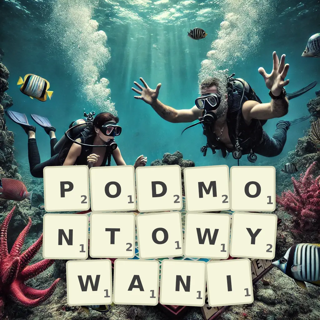 Słowa z liter PODMONTOWYWANI