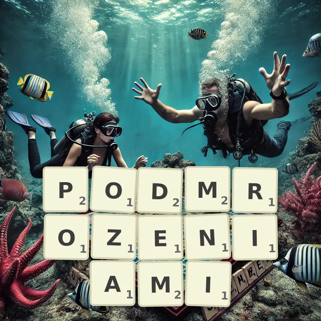 Słowa z liter PODMROŻENIAMI