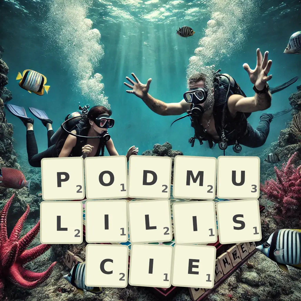 Słowa z liter PODMULILIŚCIE