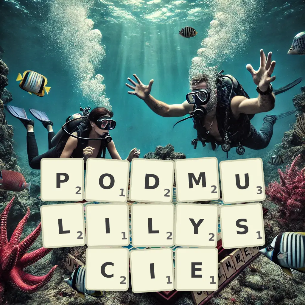 Słowa z liter PODMULIŁYŚCIE