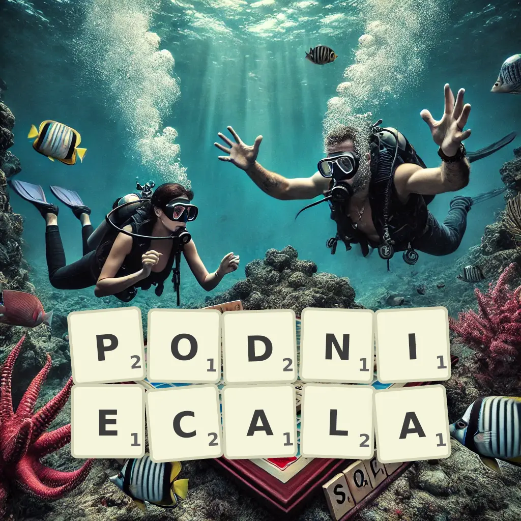 Słowa z liter PODNIECAŁA