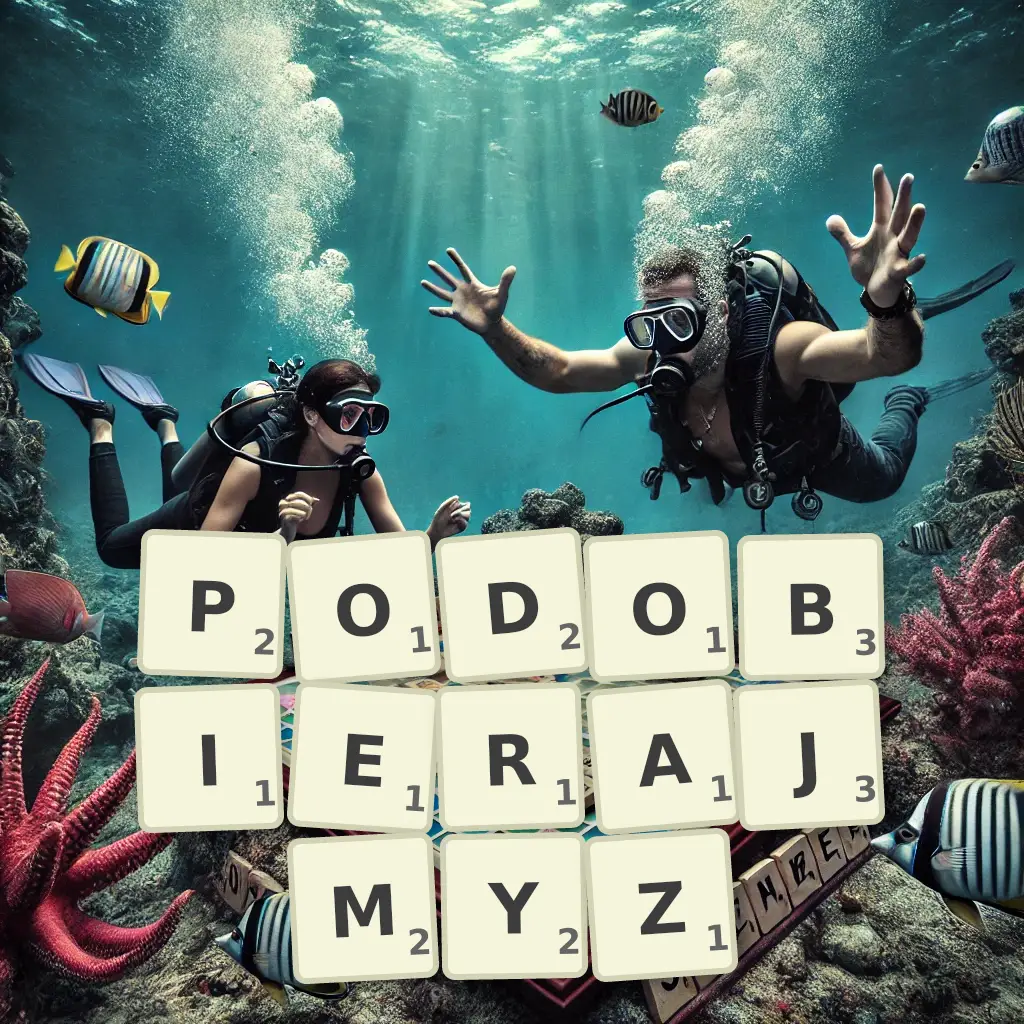 Lista słów z liter PODOBIERAJMYŻ Słowa z liter PODOBIERAJMYŻ