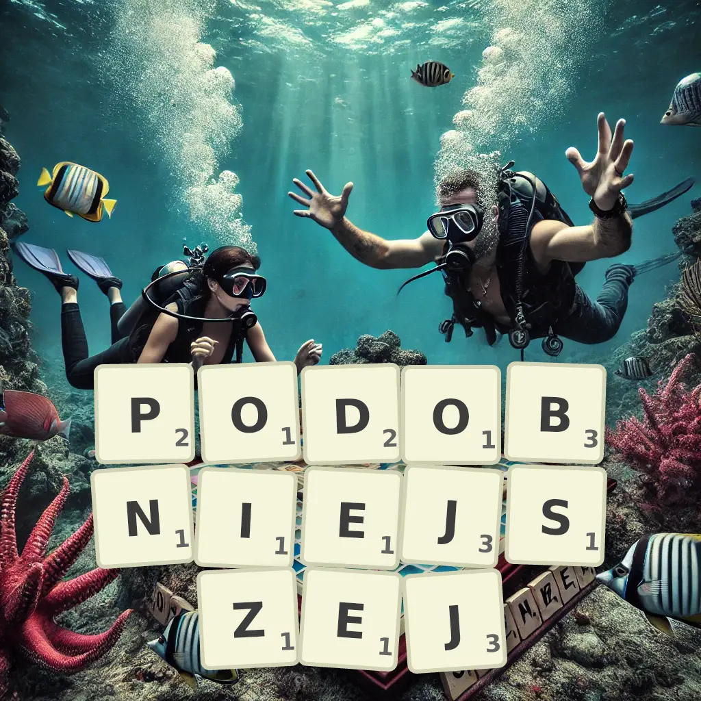 Słowa z liter PODOBNIEJSZEJ